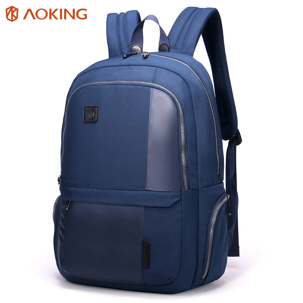 

Aoking Popular Mens Backpack Office Business Backpack Waterproof Nylon Travel Backpack Male mochila Daily Rucksack