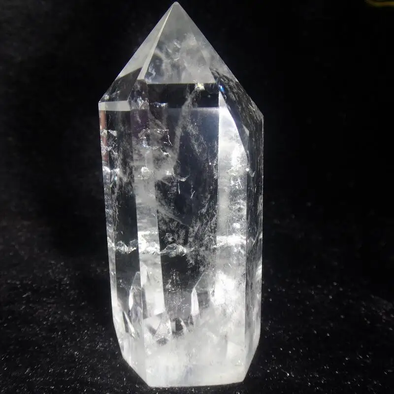 

yu66shun160++86g WOW! Natural Clear Quartz Crystal Point Cut Polished Healing