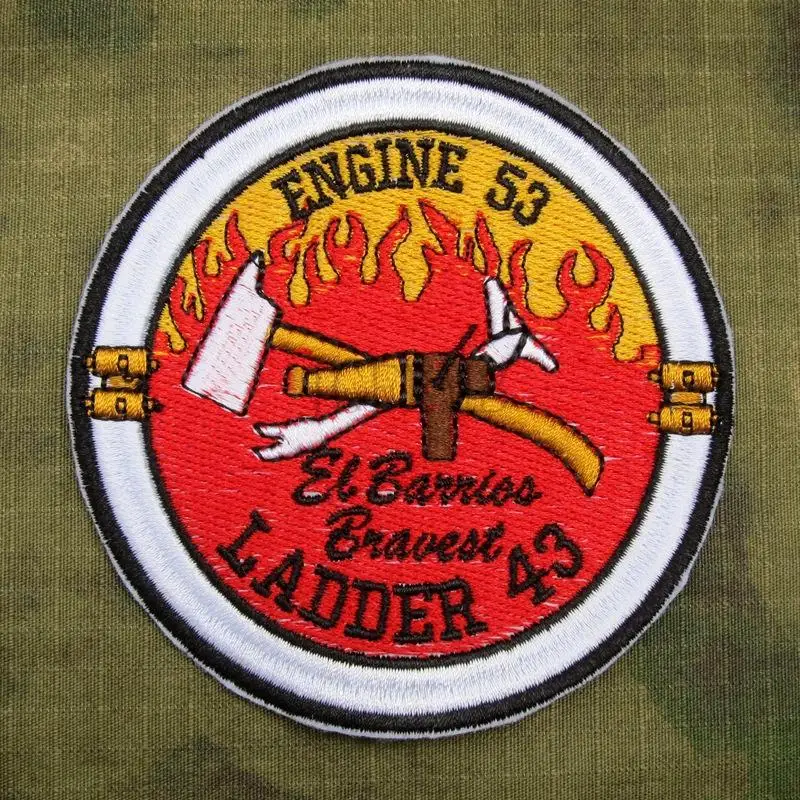 

El Barriss Engine 53 Ladder 43 SEAL TEAM Operation Red Wings Lone Survivor Embroidery patch Badges B334
