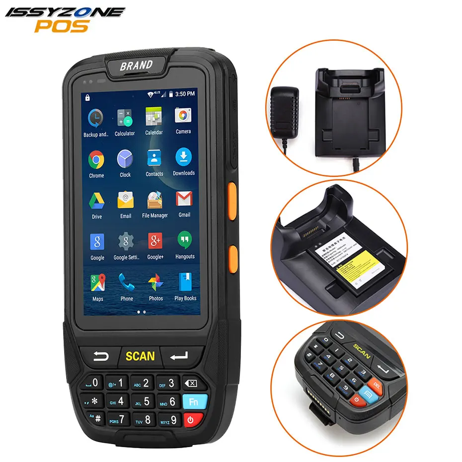 Портативный сканер штрихкодов ISSYZONEPOS на Android 1D 2D, Ручной PDA беспроводной терминал сбора данных, терминал Bluetooth для бразильского рынка Портативный сканер штрихкодов ISSYZONEPOS на Android 1D 2D, Ручной PDA беспроводной терминал сбора данных, терминал Bluetooth для бразильского рынка