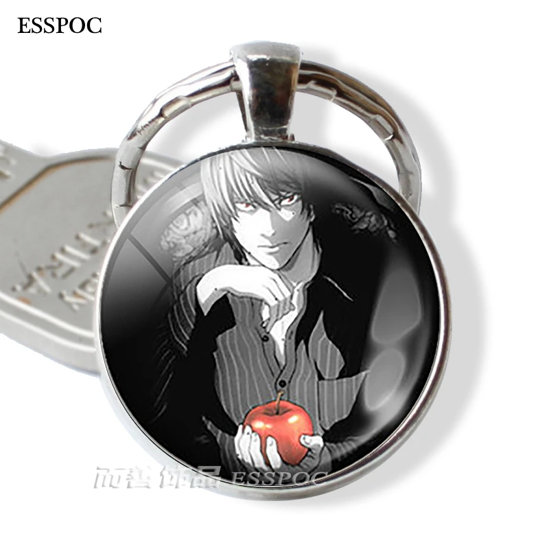 Модные аксессуары в стиле аниме подвеска брелок виде надписи Death Note ювелирный