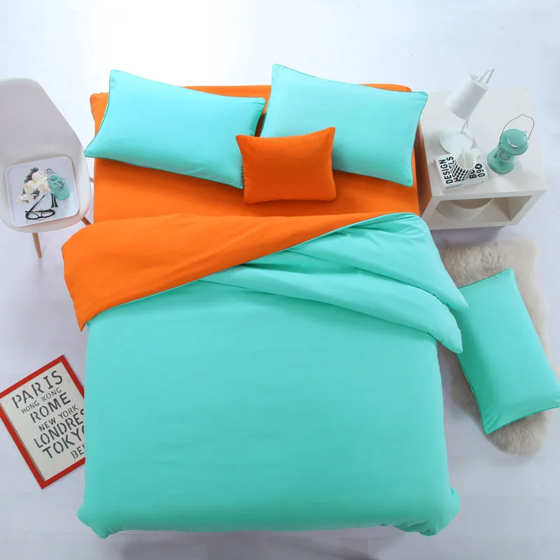 

#Wewish 4pcs Duvet Cover Bedding Set Queen Size, with Flat Sheet, Pillow Case,bed Linen Clothes Bedspread Cover Friendly To Skin