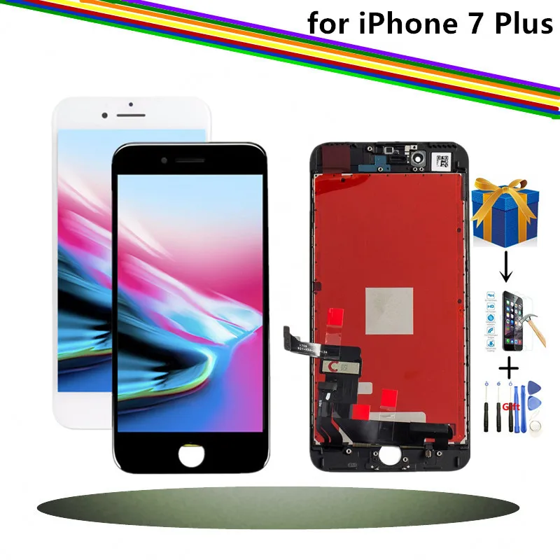 

5.5inch Replacement LCD Screen for iPhone 7 Plus Display + Digitizer Screen Assembly with Frame and Parts