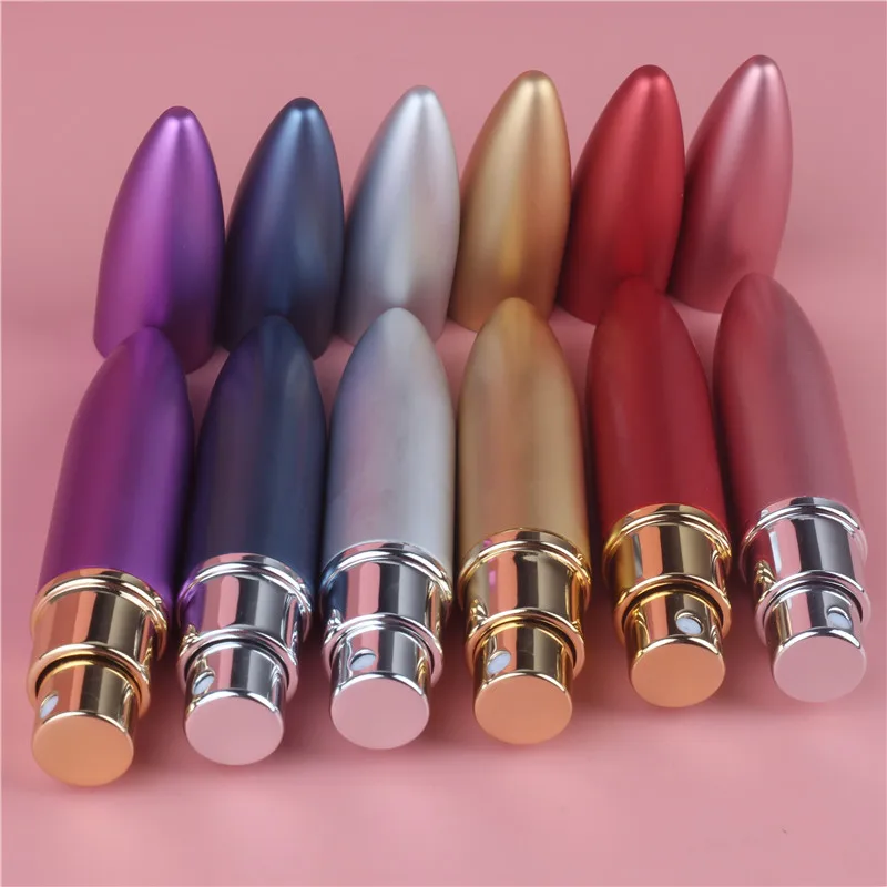 

5ml Travel Mini Refillable Portable Empty Atomizer Perfume Bottles Scent Pump Spray Case Parfum Airless Pump Cosmetic Containers