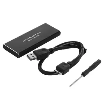 

M.2 SSD to USB 3.0 SSD Enclosure Card Converter Adapter External Enclosure for 2230/2242/2260/2280 M2 NGFF B KEY/(B+M) Key