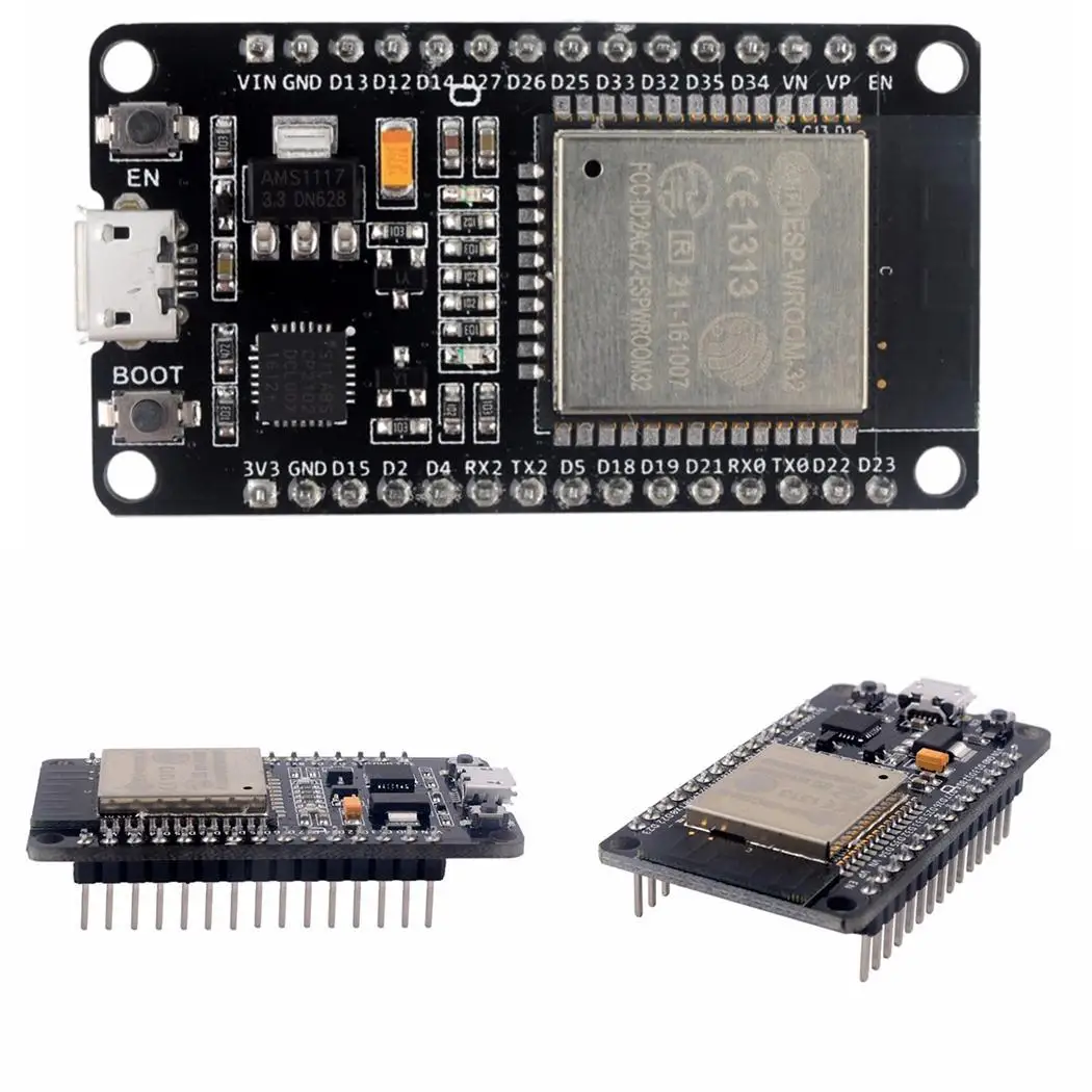 ESP32 ESP 32 ESP32S 32S CP2102 Беспроводной Wi Fi и bluetooth адаптер макетная плата Micro USB Dual Core