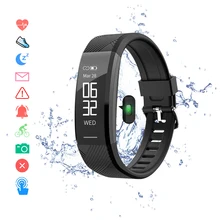 Smart Polsband Waterdicht Fitness Armband Hartslagmeter Smart Band Stappenteller Activiteit Tracker Sleep Monitor Smart Horloge