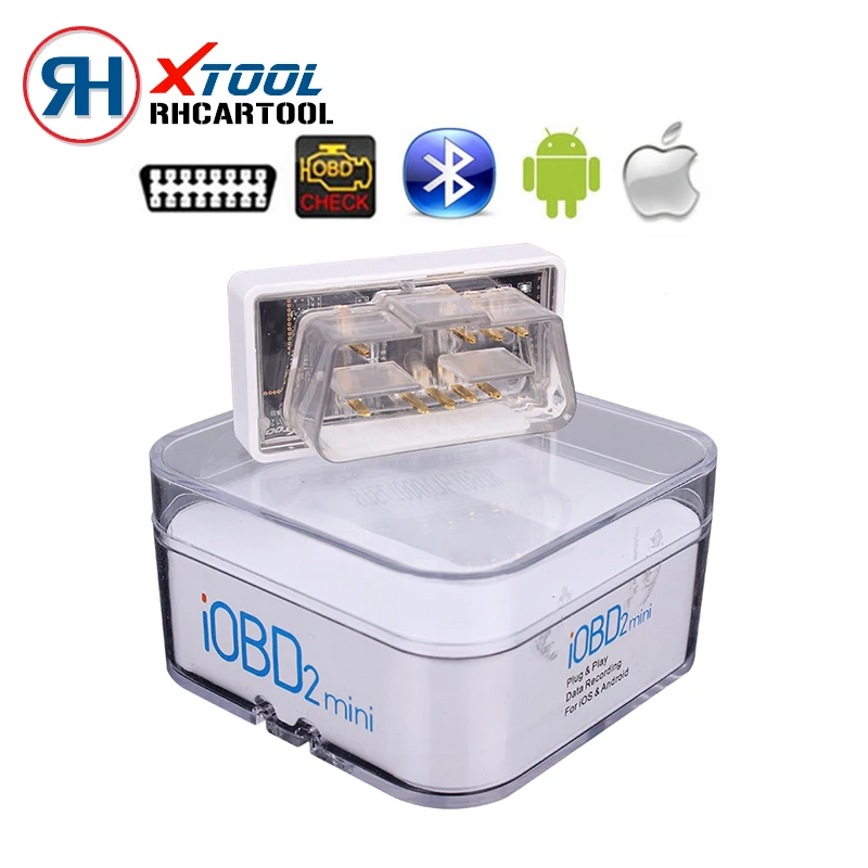 

100% Original XTOOL New Arrival IOBD2 MINI Support Bluetooth Work On Android/IOS OBD Code Reader as elm327 OBDII Diagnostic Tool
