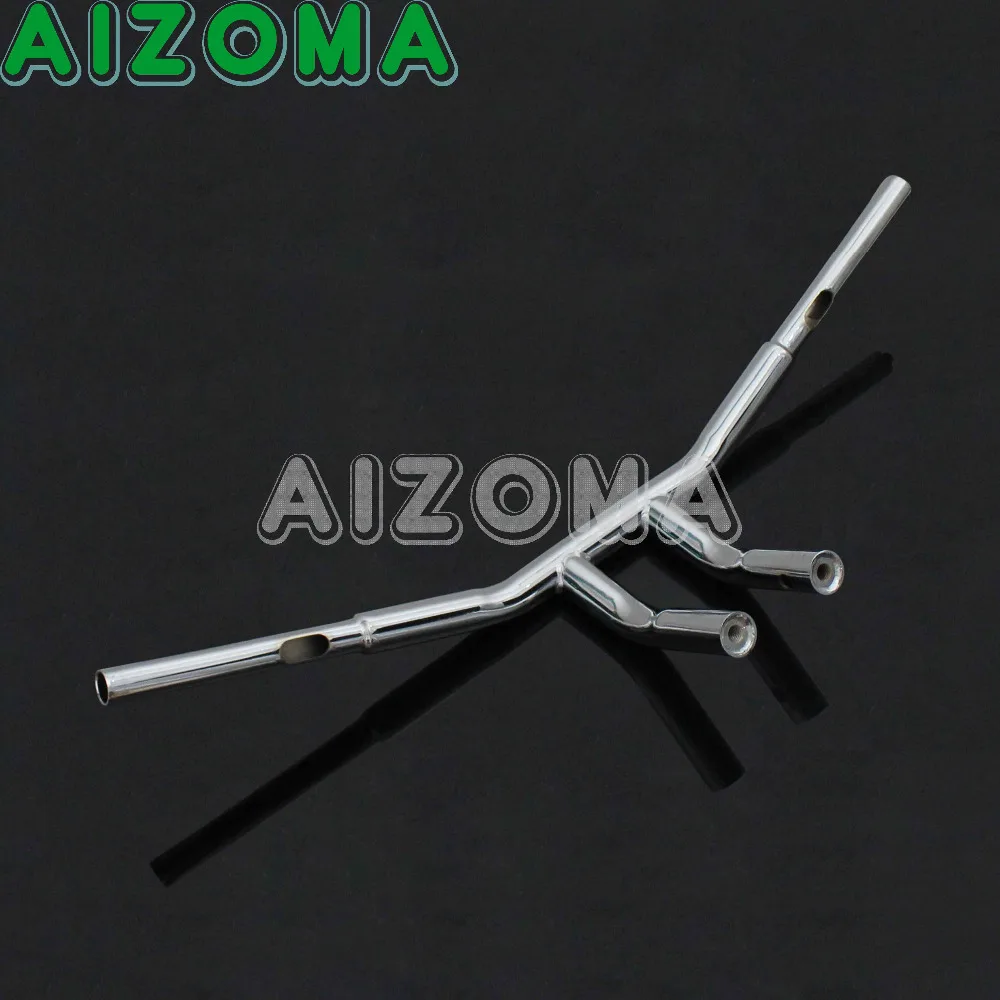 Black 6/" 9.5/" 12/" Rise T-Bars Handlebar Drag Bar For Harley FLST FXST Sportster