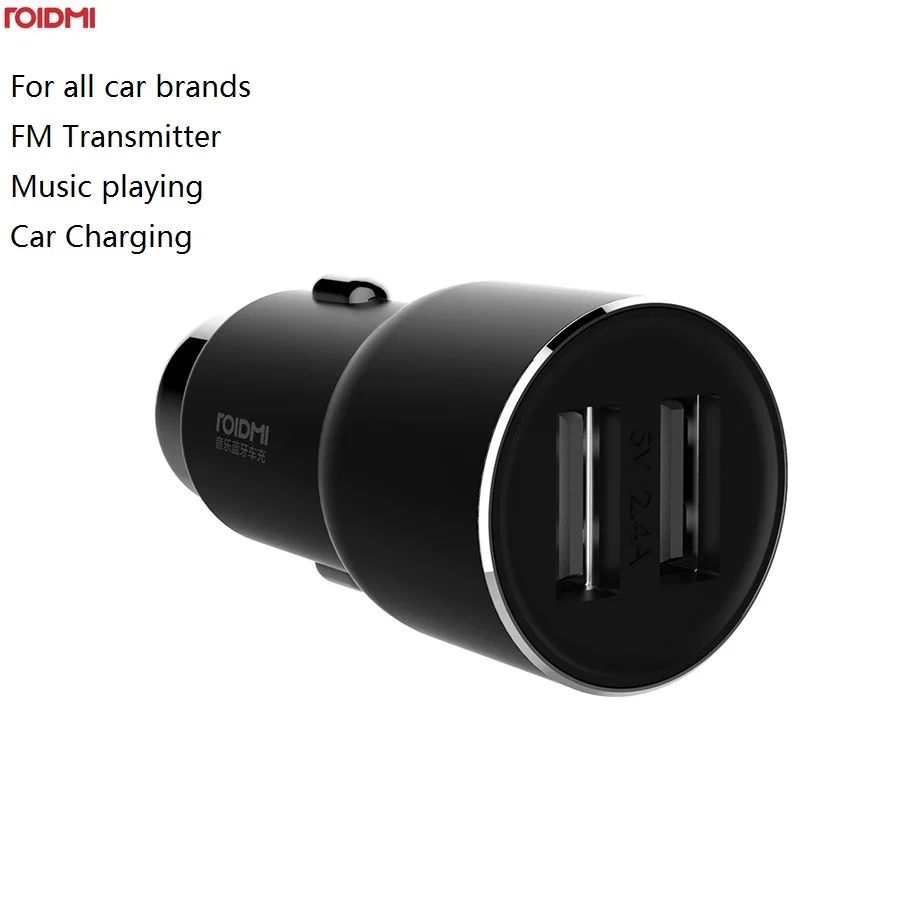 

Xiaomi ROIDMI 3S Bluetooth 5V 3.4A Car Charger Music Player FM Smart APP for iPhone and Android Smart Control MP3 Player