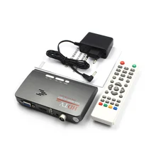 Jninsens 1080 P HDTV DVB-T/DVB-T2 TV Set-top Box Digital Terrestre Receptor Sintonizador HDTV HDMI/VGA/AV para LCD/CRT Monitor de PC