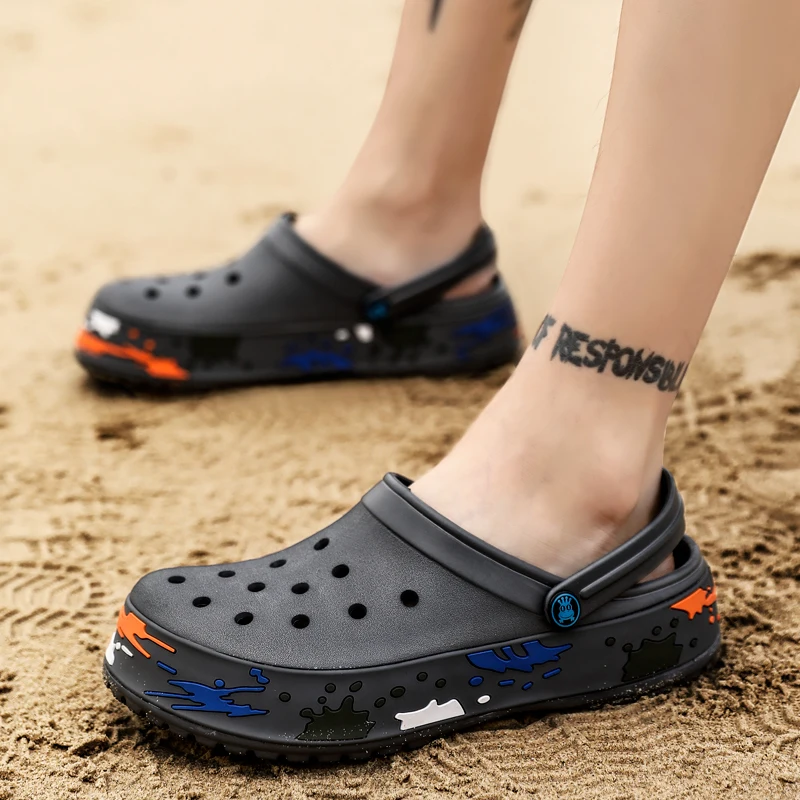 Обувь Crocks; Мужская обувь; сандалии с кроком; Sandalias; Летняя обувь; Sandalen; шлепанцы; Sandalet hombre Sandali; сабо с кроком; Новинка года