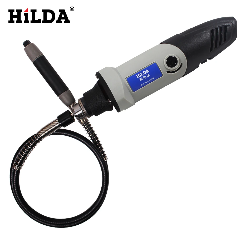 HILDA 220 В 400 Вт Мини электрическая дрель Dremel роторный инструмент шлифовальный Электроинструмент 6 положения с переменной скоростью Dremel аксессуары