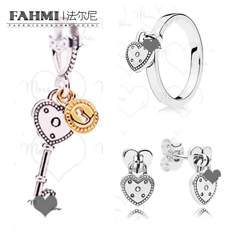 

FAHMI 100% 925 Sterling Silver Earrings For Women Radiant Clear Pedras De Cristal De Noiva Casamento Valentine the Latest Styles