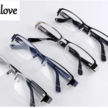 Eyesilove розничная 1 шт. полуободковая оптическая оправа с пружинным шарниром мужские и женские очки для очков по рецепту много цветов