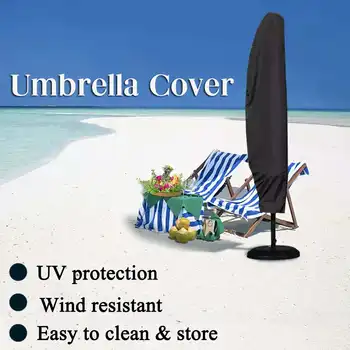 

280cm Height Parasol Banana Umbrella Cover Waterproof Windproof Outdoors Shelter Rain Covers Accessories