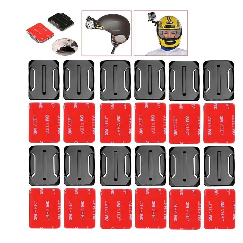 

12pcs Curved Adhesive Sticky Mount Set Sticker for Gopro Hero 12 11 10 9 8 7 6 Camera Sport Dv SJ4000/5000 Accessories