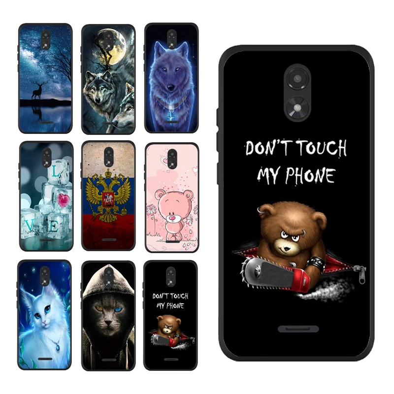 

Don't Touch Individuality Bear Cartoon Print Case Cover for DEXP BS650 TPU Cases Shell Bag Housing