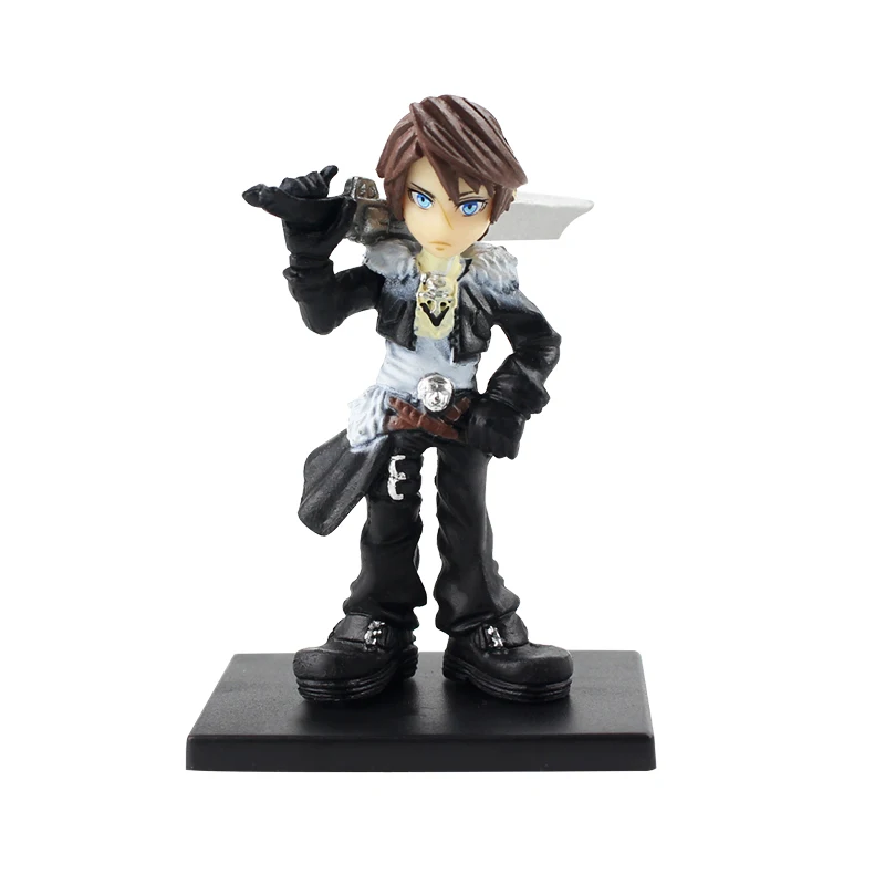 5 шт./компл. 4 см Final Fantasy trading arts Tidus Warrior Cloud Strife Squall Leonhart Tidus ПВХ фигурка модель игрушки