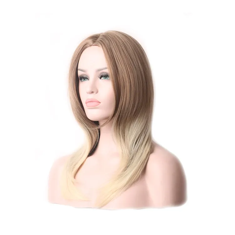 WoodFestival женский синтетический парик термостойкий длинный прямой смешанные цвета Косплей парики