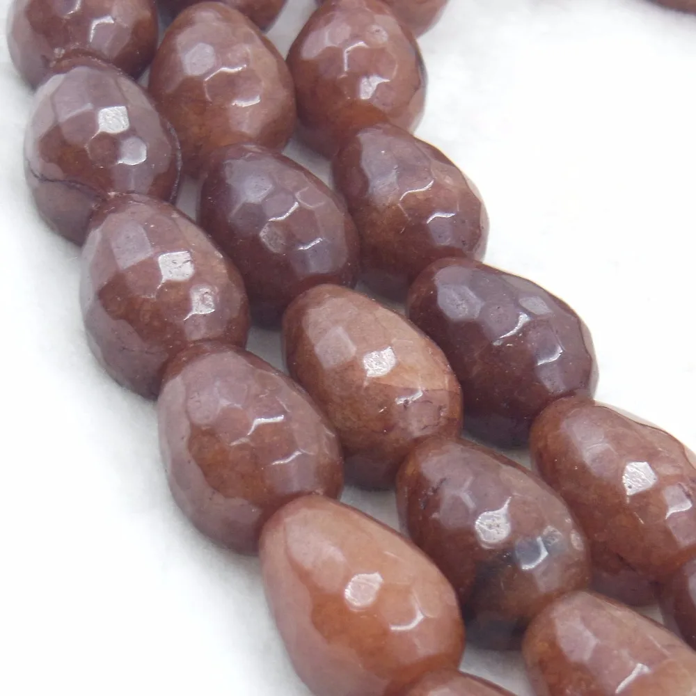 Оптовая Моды 8*12 мм 13*18 Water Drop Shape Strand Натуральный Камень DIY Loose Бусы Для браслет