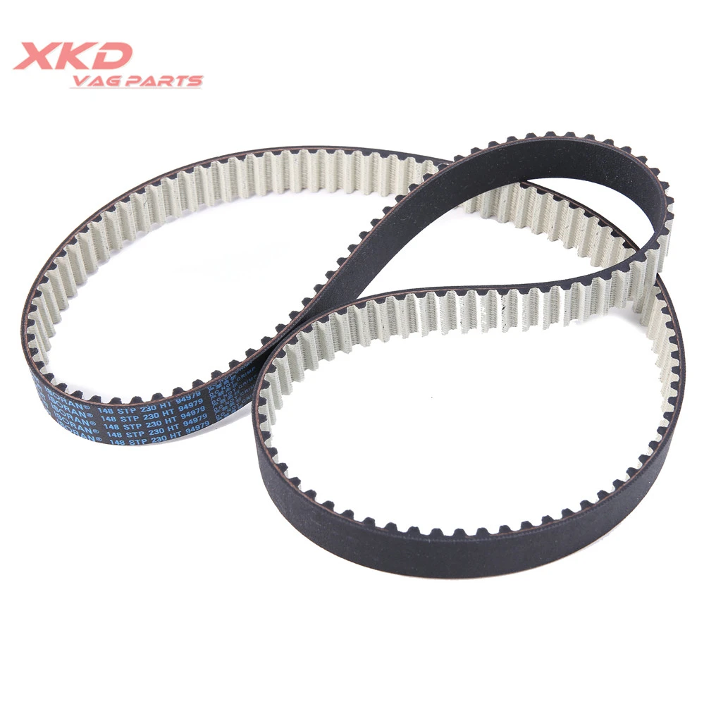 Correa de distribución de 148 dientes para coche, accesorio para VW Jetta Golf MK5 Passat B6 Touran Eos, AUDI A3 S3 A4 S4 A6 TT, SEAT Altea Leon 2,0/2,0 T|Correas, poleas