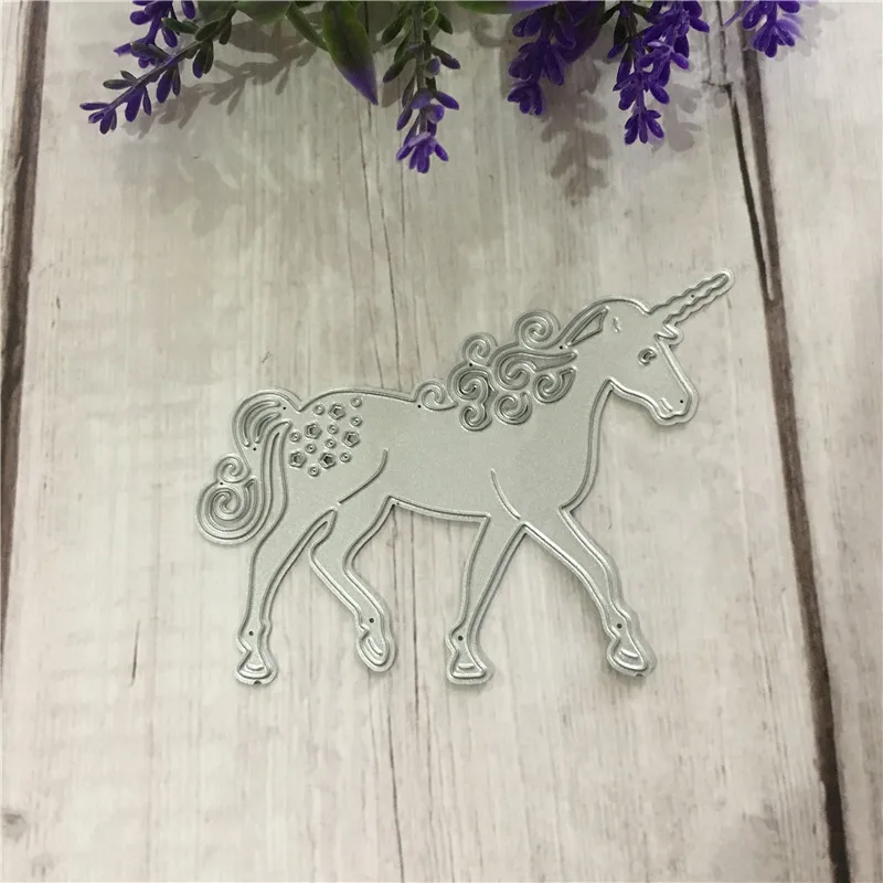 

New Hot sales Lovely Animals Colt Metal Cutting Dies Scrapbooking Embossing For DIY Crafts Paper Photo Album Decorative 92x65mm