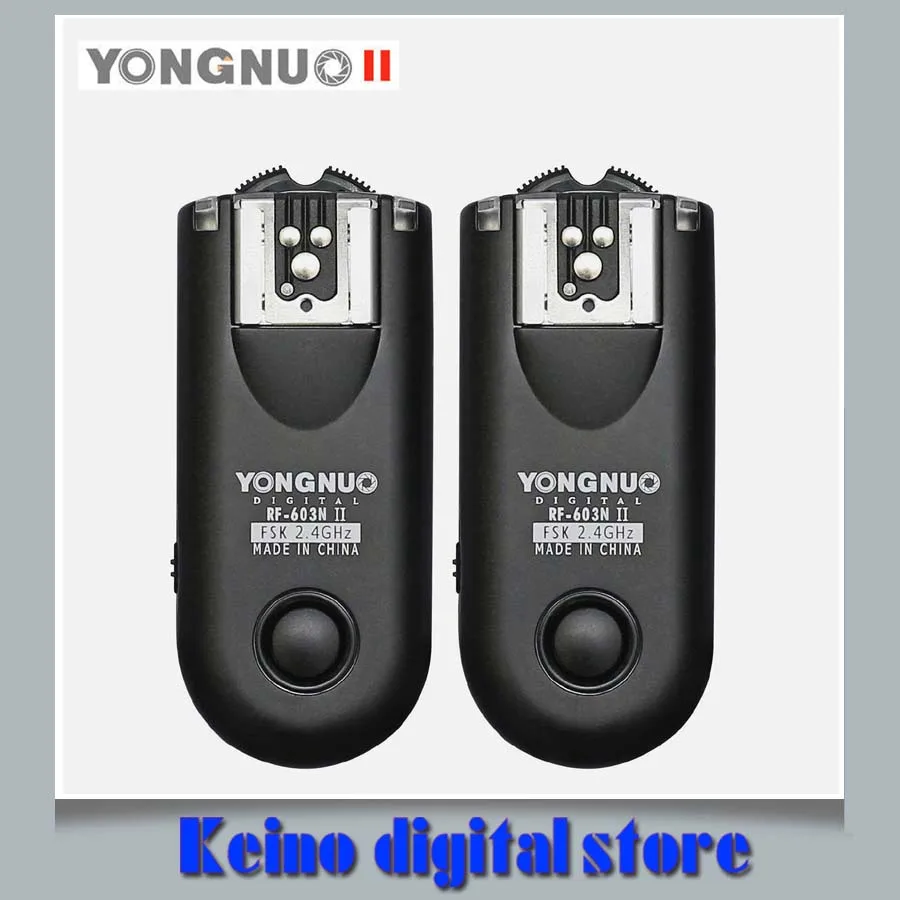 Новый дизайн Yongnuo RF 603II N1 RF603 ii 603 триггер вспышки 2 трансивера для Nik & n