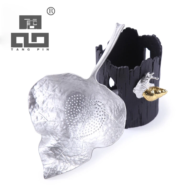 

TANGPIN 2017 new arrival tin leaf strainers for teapot infuser tea strainer for puer tea accessories