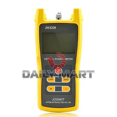

DHL/EMS 2 LOTS Handheld Optical Power Meter JW3208A Laser Fiber Optic Tool Tester -70 to +3dBm