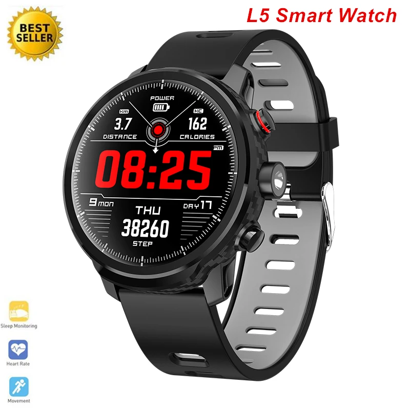 

L5 Smart Watch Men Waterproof IP68 Bluetooth Smartwatch Call Reminder Pedometer Multiple Sports Heart Rate Long Standby Life