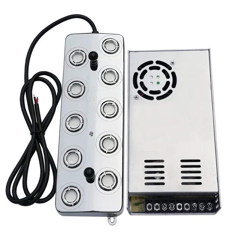 

DC 48V Moisturizing Spray Fogger Ultrasonic atomizer 10 Head 7KG/H Industrial Ultrasonic Mist Maker High Quality