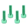 4 Pieces Water Bottle Cage Bolts Holder Screws Hex Socket Screws Aluminum Alloy Bicycle Accessories 7 Colors 4