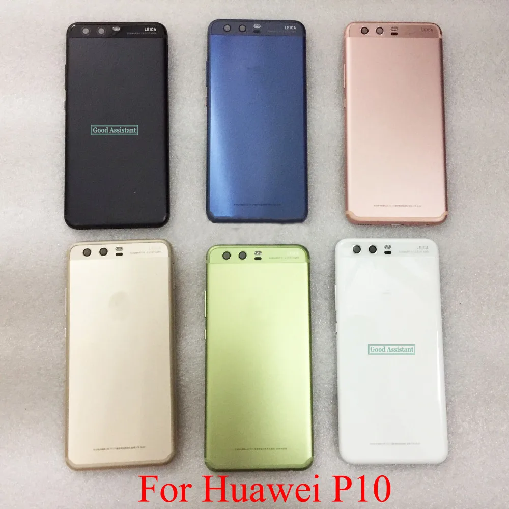 Высокое качество 5,1 дюймов для huawei P10 VTR-AL00 VTR-L09 VTR-L29 VTR-TL00 задняя Батарея крышка дверца батарейного Корпус задняя Стекло запчасти