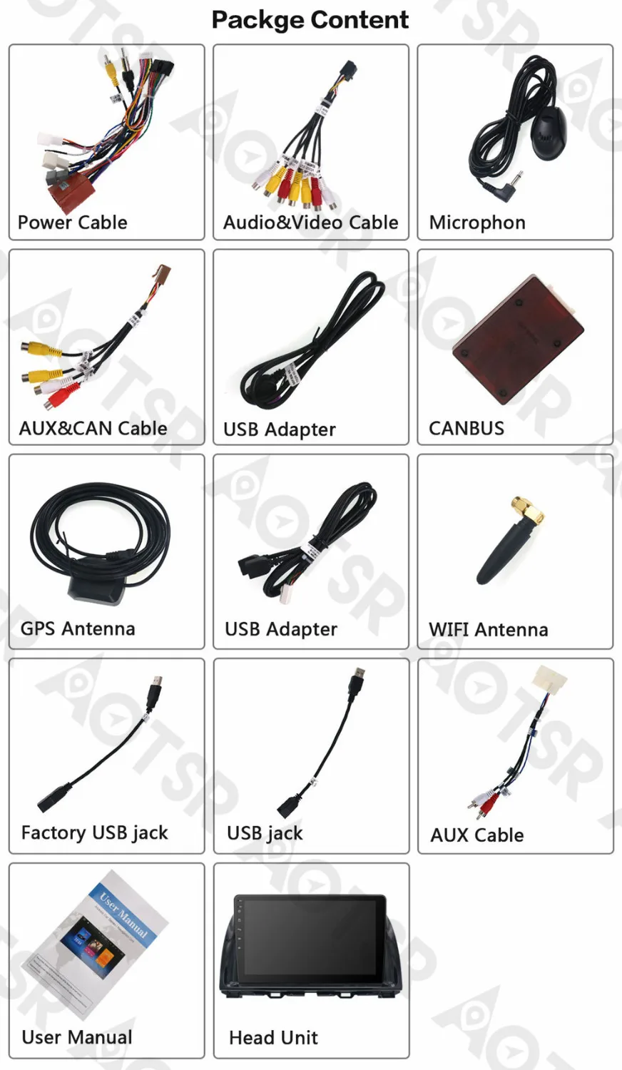 Aotsr Android 8 0 GPS навигация автомобильный DVD плеер для Mazda CX 5 2013 2015 спутниковый