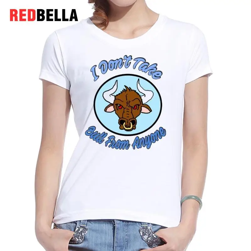 REDBELLA Camiseta Mujer стильная женская футболка животного пародия футболки мультфильм