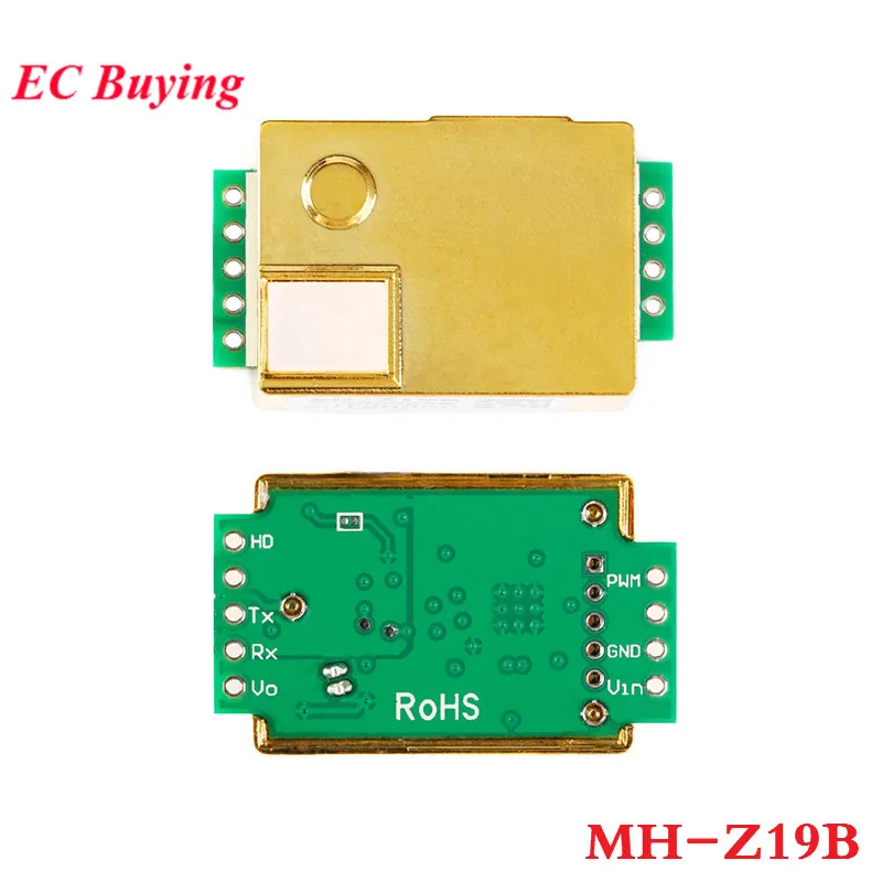 

MH-Z19 Infrared CO2 Sensor Module MH-Z19B Carbon Dioxide Gas Sensor for CO2 Monitor 0-5000ppm