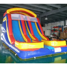 Commercial PVC material commercial inflatable bouncer slide outdoor fun inflatable slide Game for sale lovely pink inflatable slide game slide for outdoor