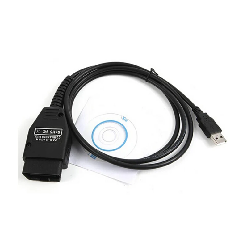 VAG KKL Commander V1.4 OBDII USB адаптер Vag Commander полый OBD2 Диагностический Сетевой кабель-адаптер