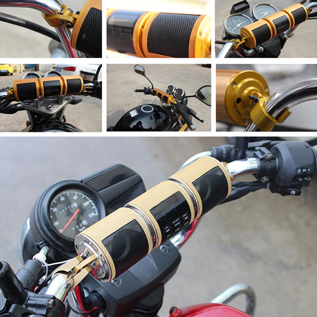 

MT487 Motorcycle MP3 Music Player Speakers Motorbike Bluetooth Stereo Speaker Audio Player