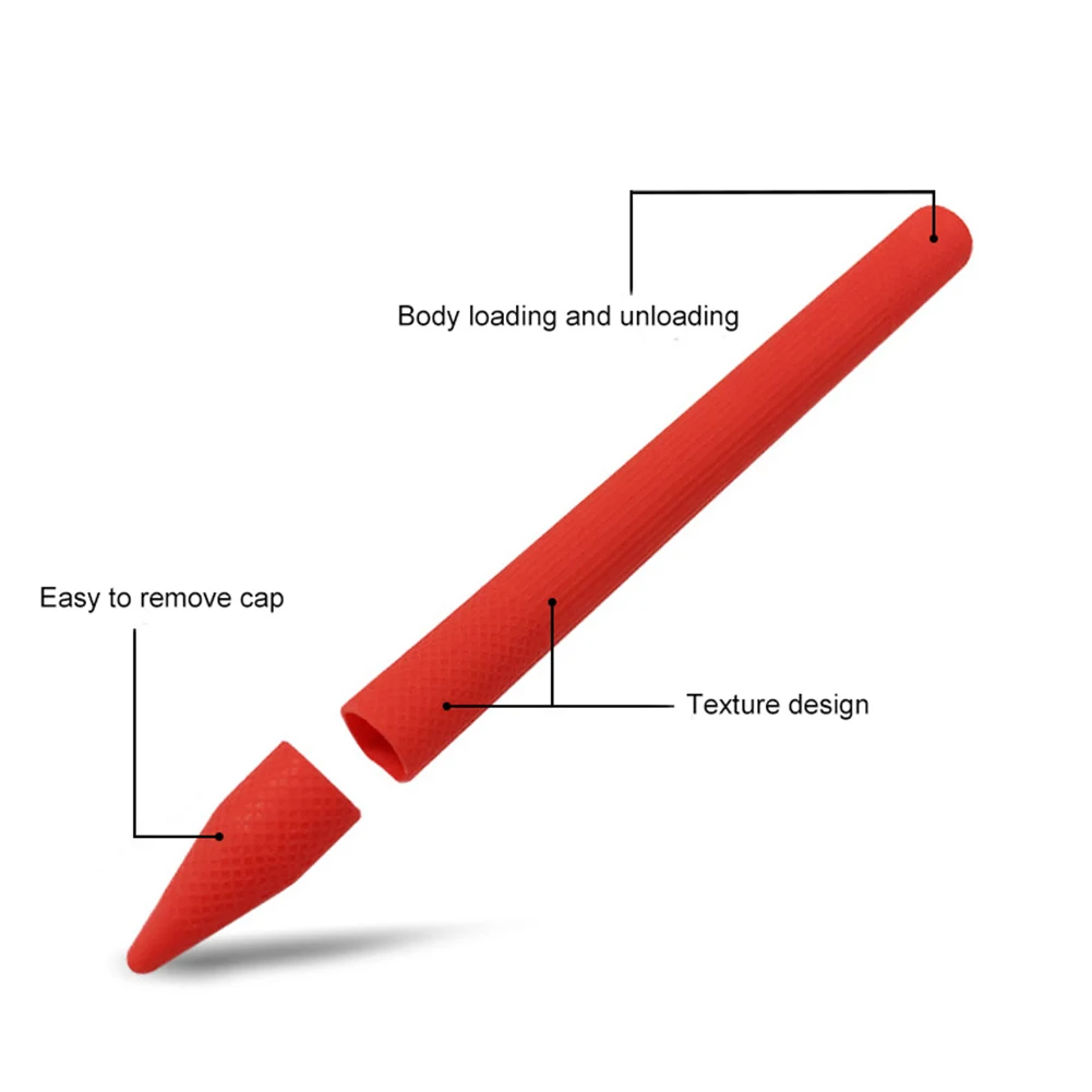 Распродажа силиконовых мягких антикапельных сенсорных стилусов, чехол для карандашей, полный Чехол для поверхностных ручек