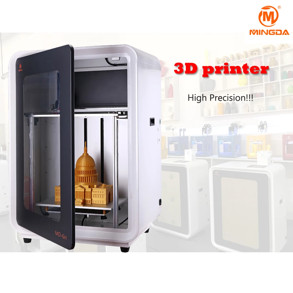 

2019 Newest 3D Printer Machine High Precision 3D Quiet Printing Machine full metal frame High Precision & Filament