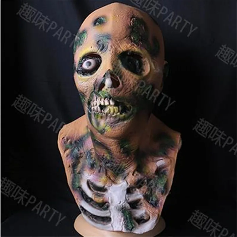 

High-quality adult tramp Bloody Bloody zombie monster COSTUME full latex mask