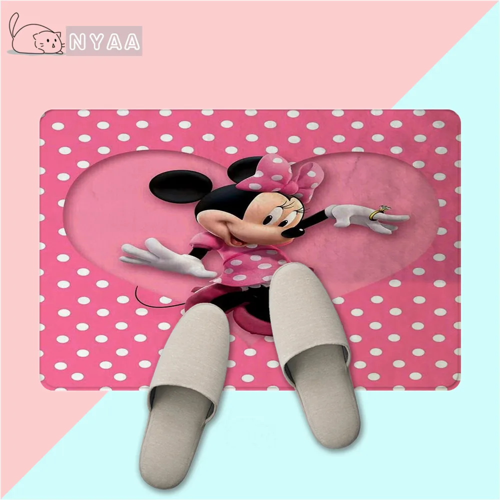 Nyaa Mickey Mouse Floor Various Cartoon Types Floor Mat Anti-slip Carpet Home Decor For Kitchen Bedroom Bathroom Nyaa Mickey Mouse Floor Various Cartoon Types Floor Mat Anti-slip Carpet Home Decor For Kitchen Bedroom Bathroom