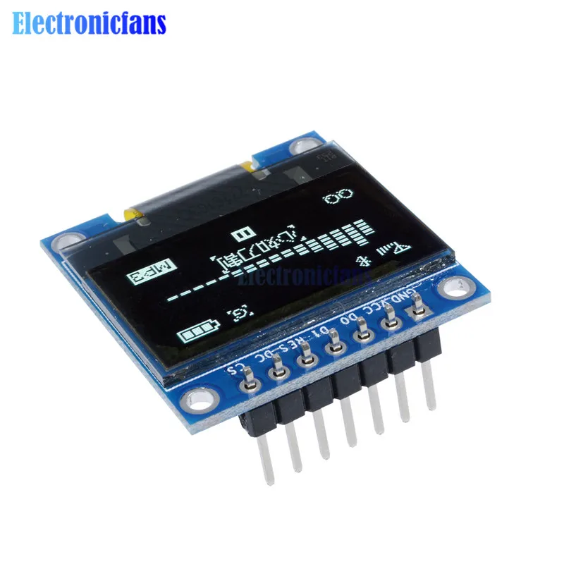 0.96 "Белый 0.96 дюймов OLED модуль 128x64 oled ЖК-дисплей LED Дисплей модуль для Arduino IIC I2C общаться DC 3 В-5 В SPI Последовательный модуль