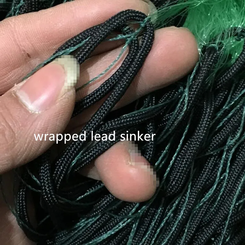 POUI COME DERAM 3layer fishing net depth 3m gill net length 95m mesh 3cm fishing network monofilament nylon line rede de pesca