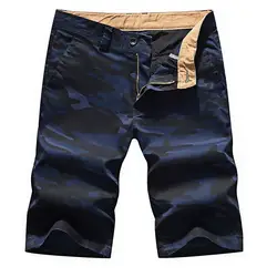 Мужские шорты Карго Прохладный камуфляж летние хлопковые повседневные мужские короткие штаны Camo комбинезоны ABZ153