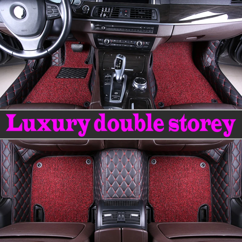 

ZHAOYANHUA Custom car floor mats for Honda Vezel Elysion Odyssey Fit jazz styling carpet floor