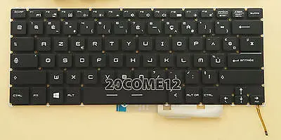 NEW For MSI GS40 keyboard White backlit NOT RED US No Frame