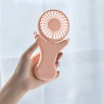 

USB Battery Fan 3 Speed Adjustable Hanging Neck Mini Fan Hand Fan Rechargeable Built-in Battery 2000mAh Micro USB Fan